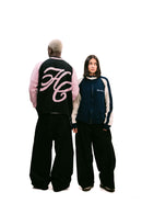 "Clubhouse" Zipper Knit Black