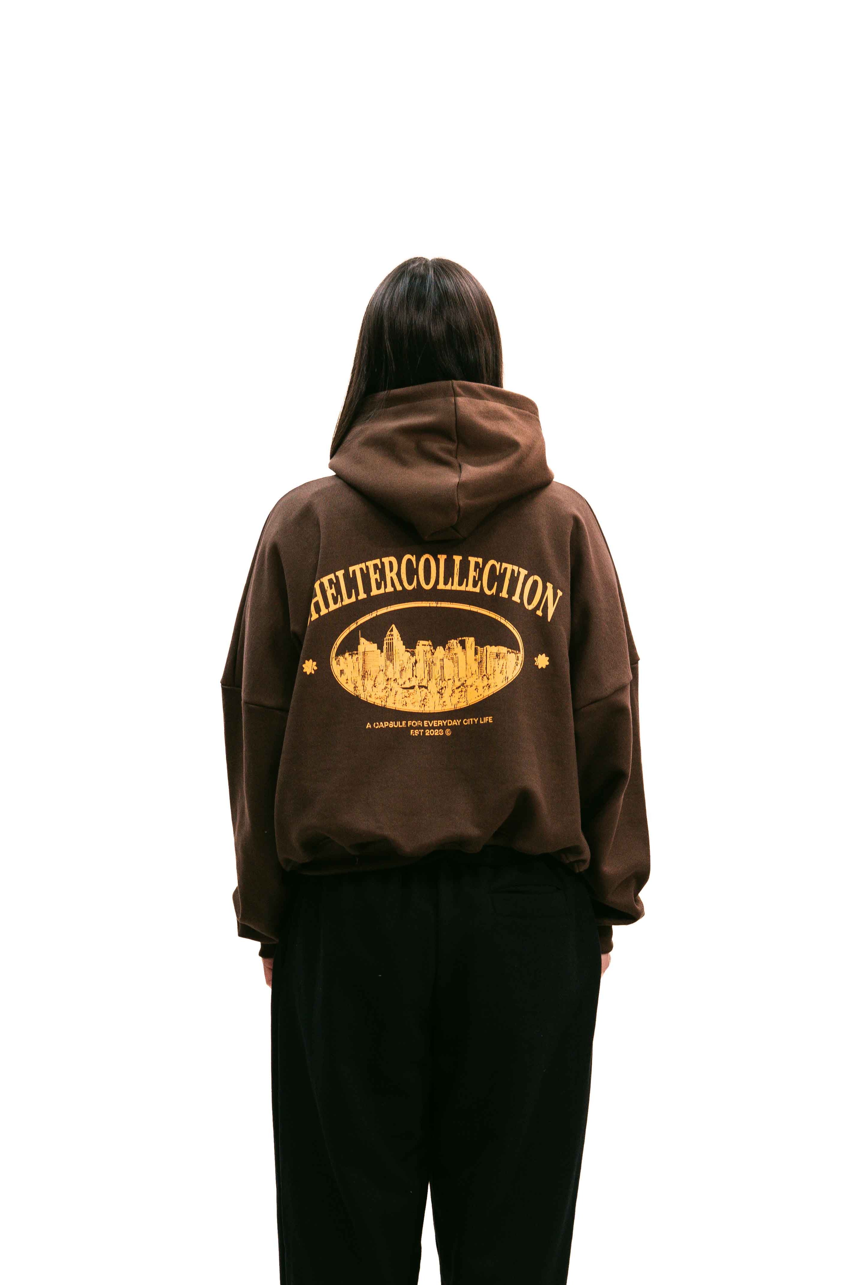 Hoodie "Shelter" Chocolate
