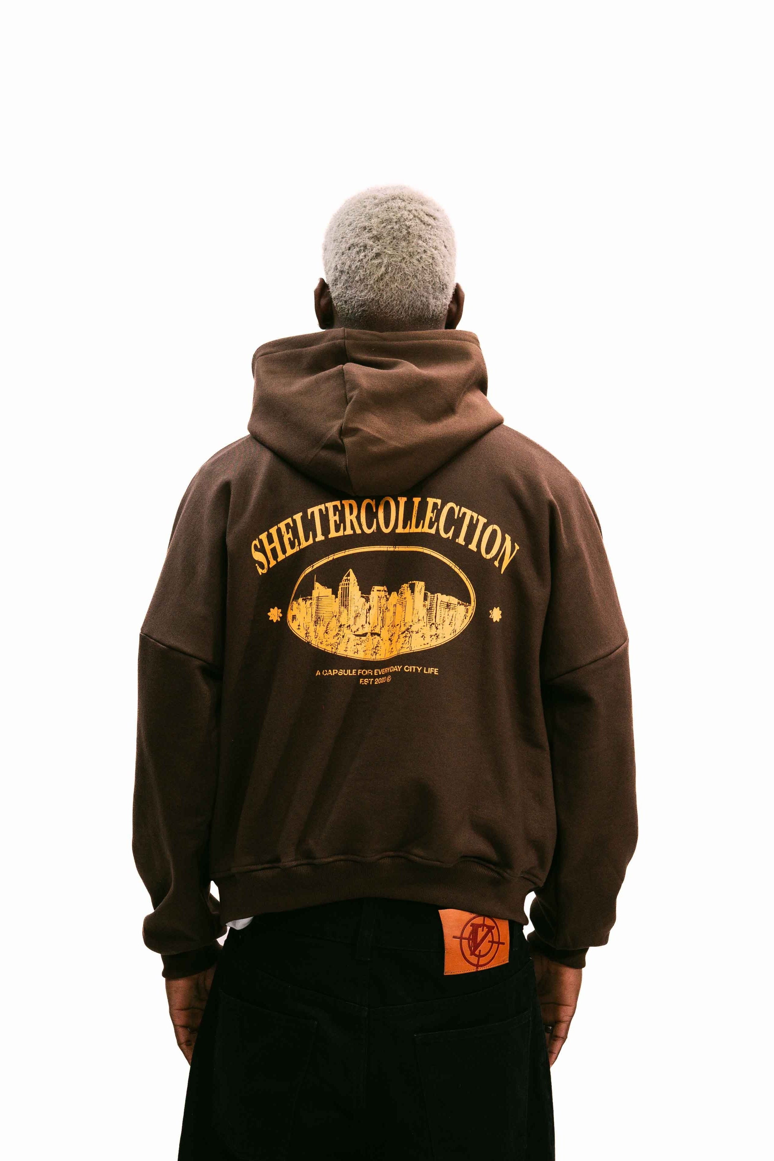 Hoodie "Shelter" Chocolate