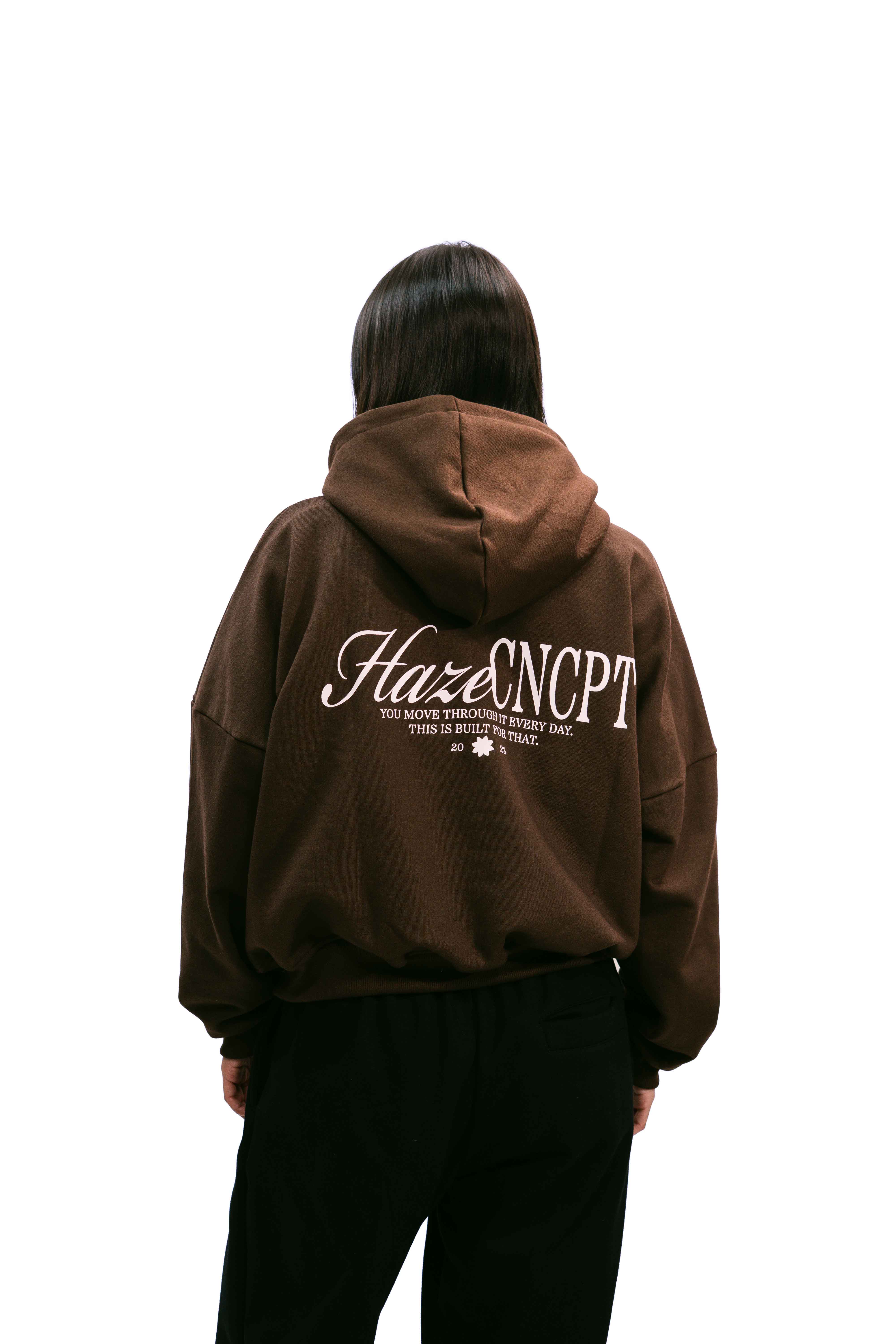 Hoodie "The Locals" Chocolate