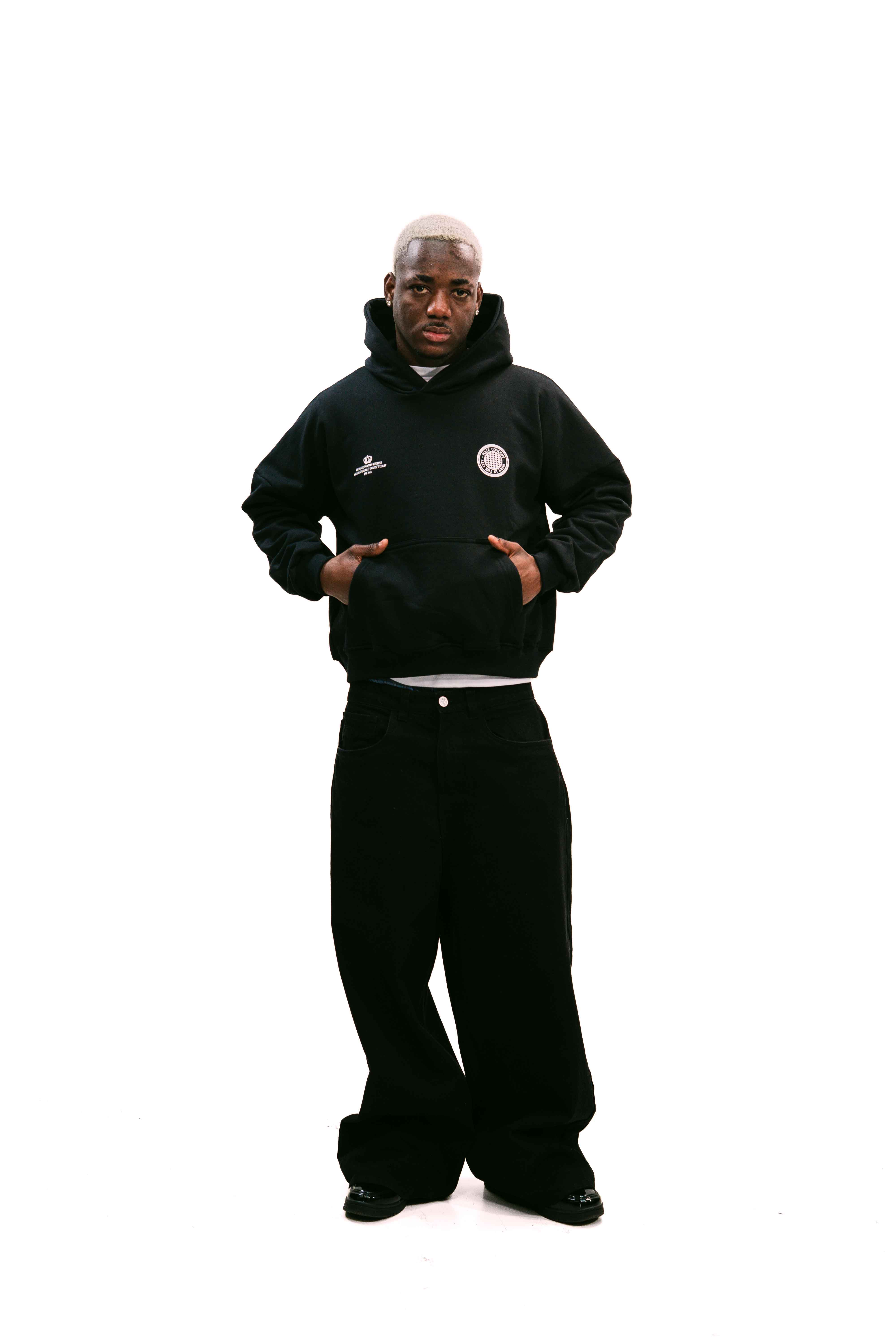 Hoodie "The Locals" Black HEAVYWEIGHT