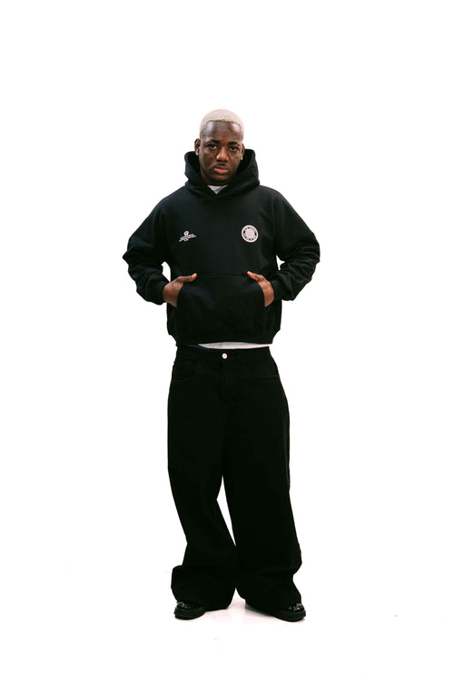 Hoodie "The Locals" Black HEAVYWEIGHT