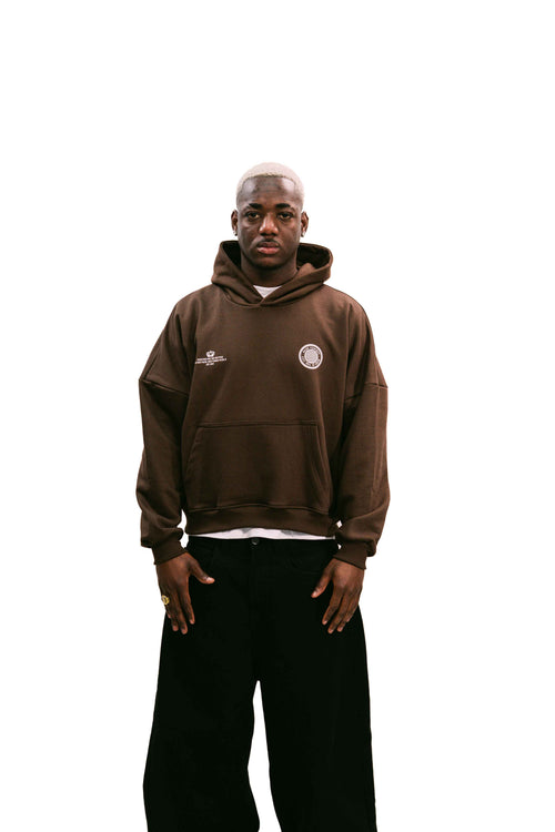 Hoodie "The Locals" Chocolate