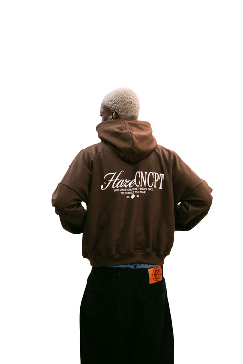 Hoodie "The Locals" Chocolate