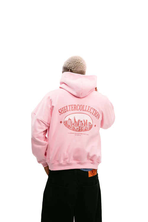Hoodie "Shelter" Pink