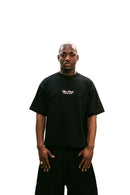 "Archives" Black Boxy Fit Tee