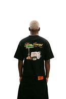 "Archives" Black Boxy Fit Tee