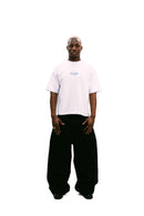 "Archives" White Boxy Fit Tee