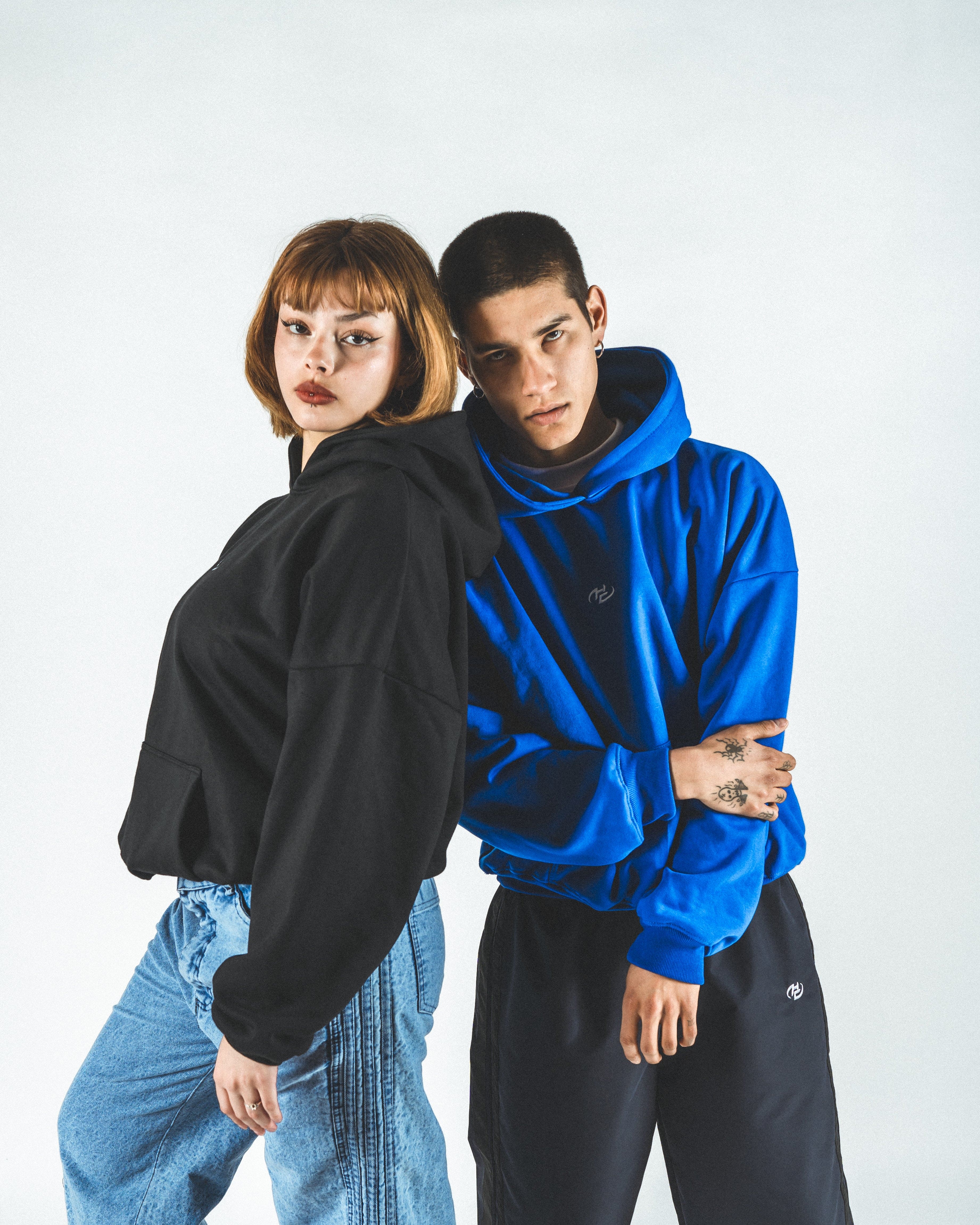 Boxy Fit Hoodie Royal Blue