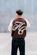 "Clubhouse" Zipper Knit Chocolate