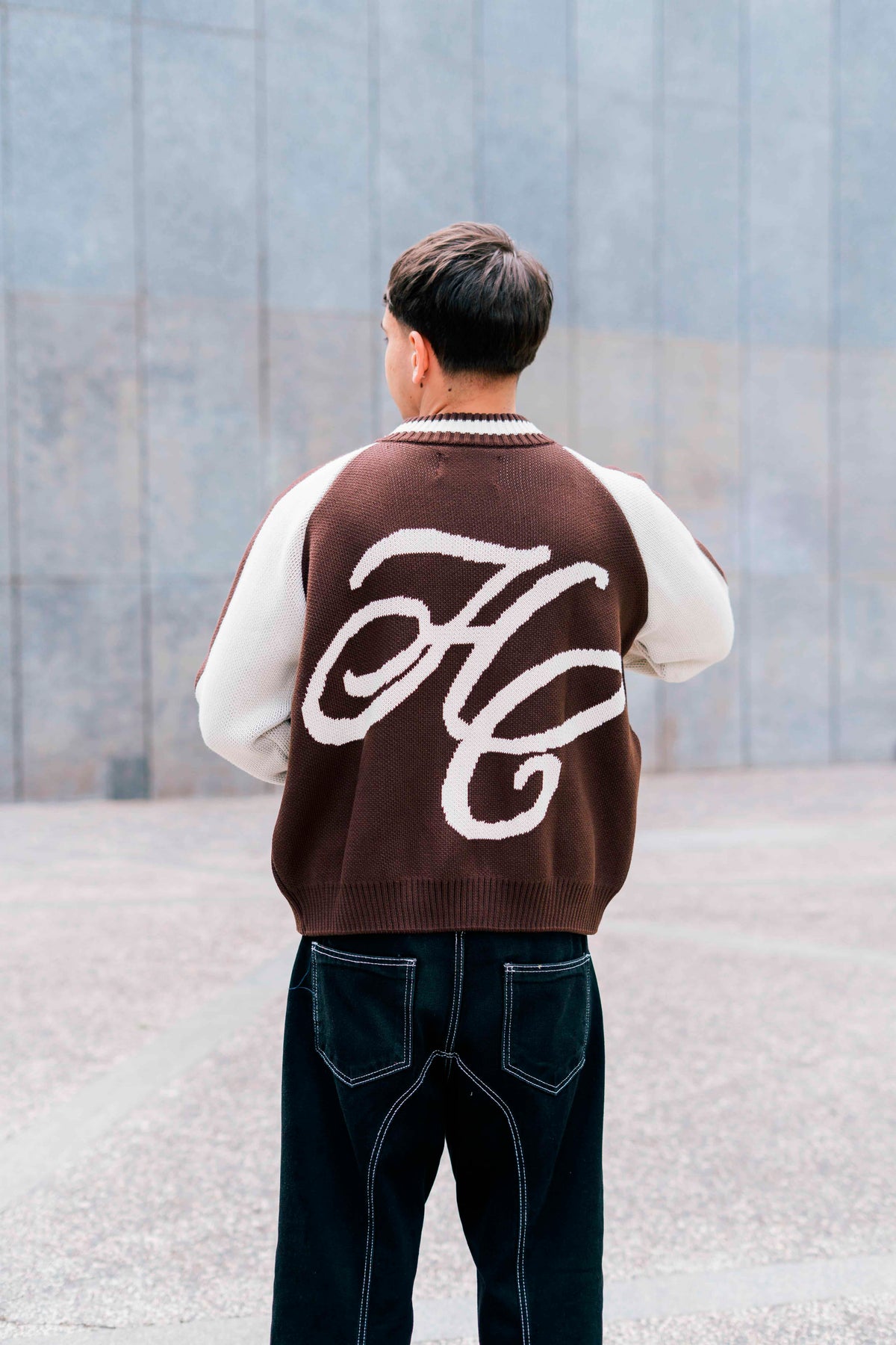 "Clubhouse" Zipper Knit Chocolate