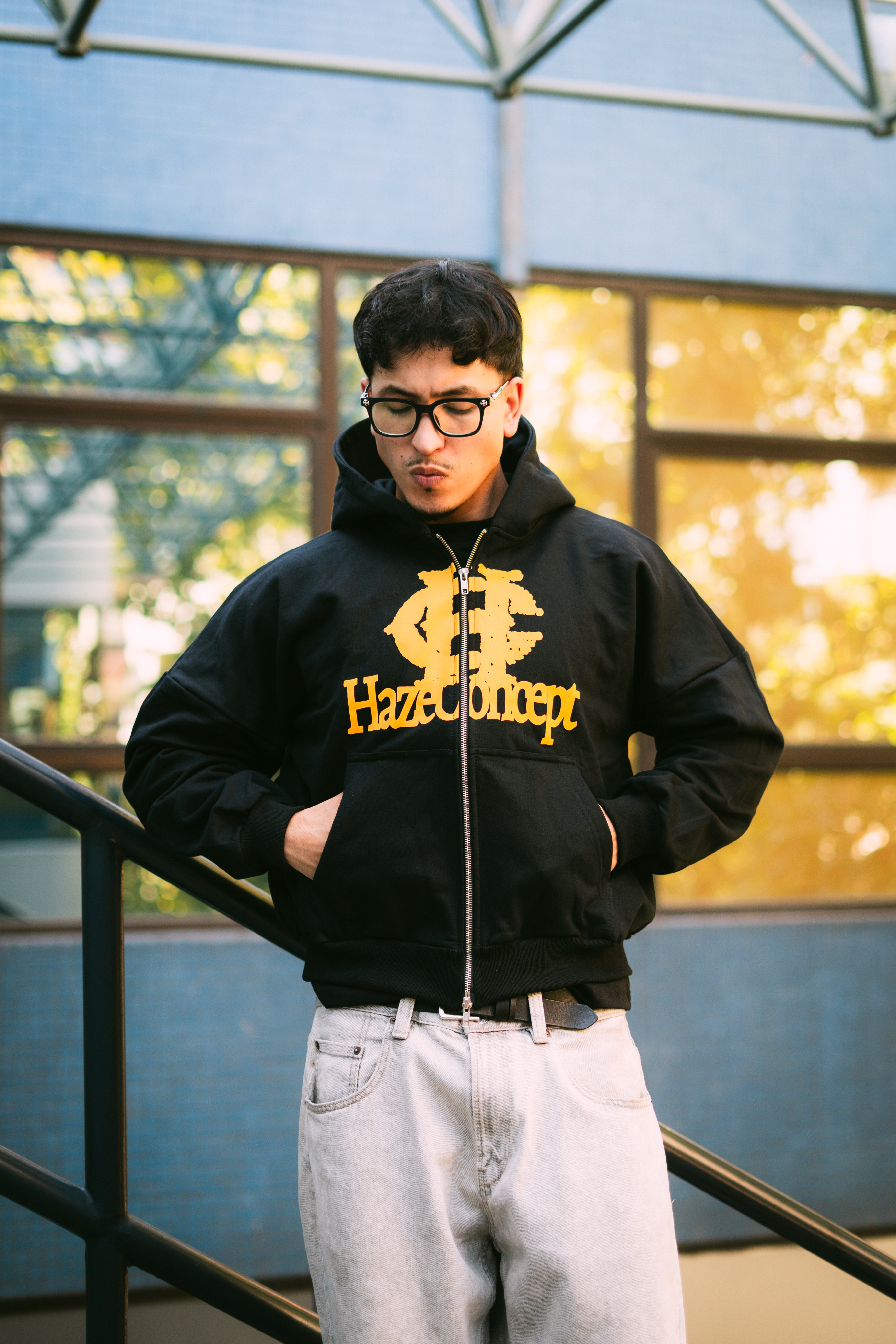 First Date Double Zip Black