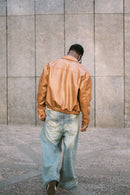 Haze Leather Jacket Camel