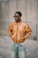 Haze Leather Jacket Camel
