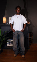 White Daily Boxy Tee