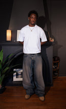 White Daily Boxy Tee