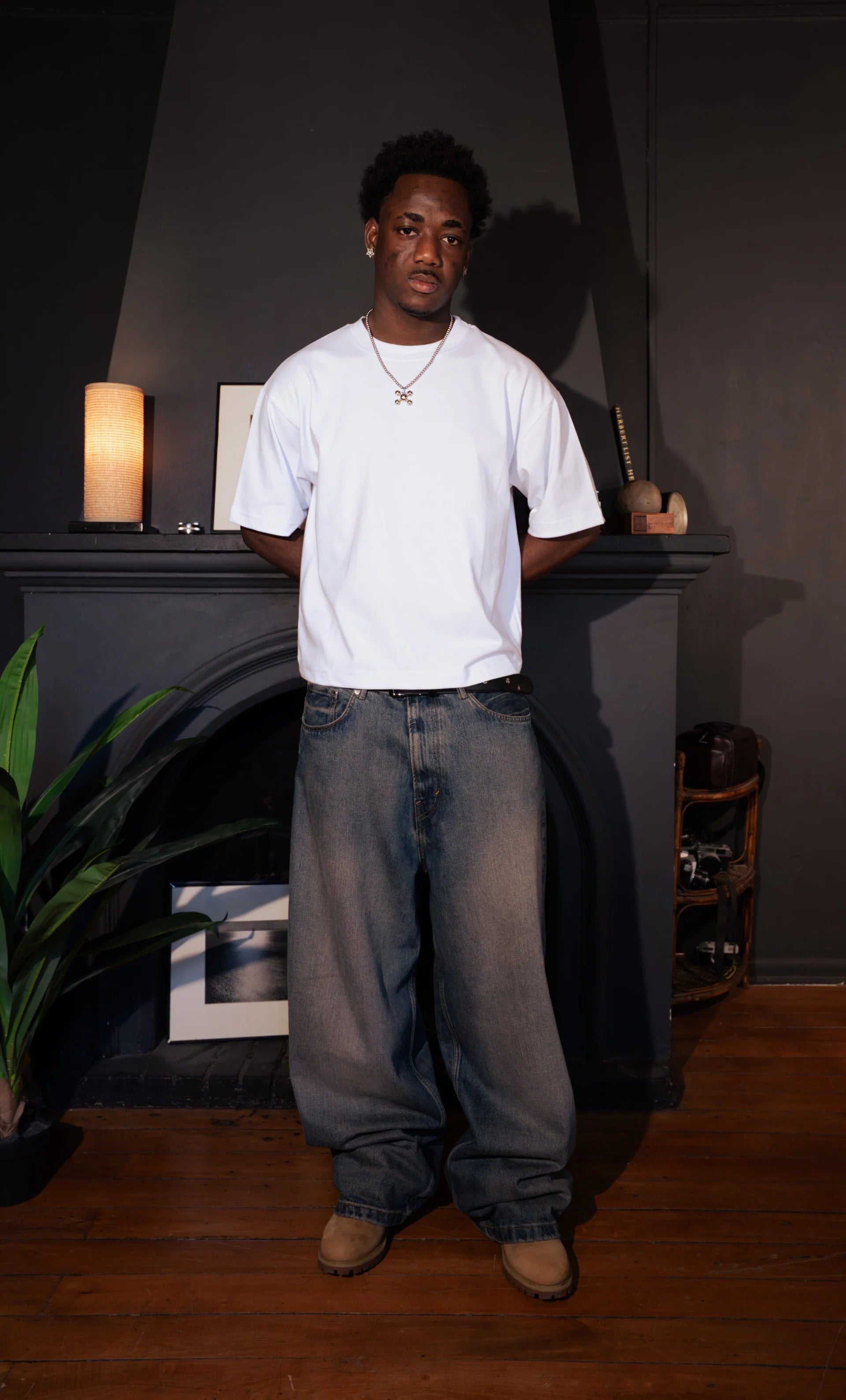 White Daily Boxy Tee