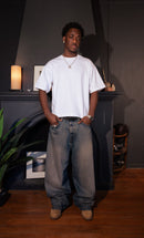 White Daily Boxy Tee