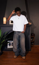 White Daily Boxy Tee