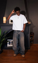 White Daily Boxy Tee