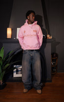 Boxy Fit Hoodie "New Standard" Pink