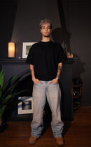 Black Daily Boxy Tee