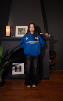 Boxy Fit Hoodie "New Standard" Royal Blue