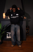 Boxy Fit Hoodie "New Standard" Black