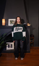 Spring Night Green Sweater