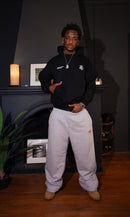 Boxy Fit Hoodie "Signature" Black