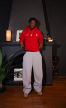 "Always On" Baggy Sweatpants Melange Grey