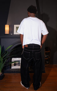 Black Icon Denim Pants