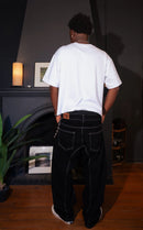 Black Icon Denim Pants