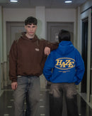 Boxy Fit Hoodie "Haze" Royal Blue