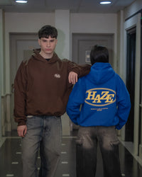 Boxy Fit Hoodie "Haze" Royal Blue