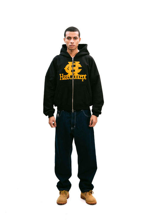 First Date Double Zip Black HEAVYWEIGHT