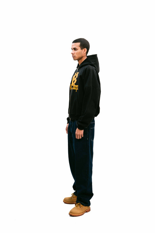 First Date Double Zip Black HEAVYWEIGHT