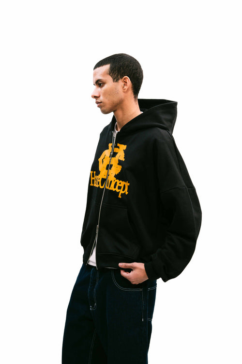 First Date Double Zip Black HEAVYWEIGHT