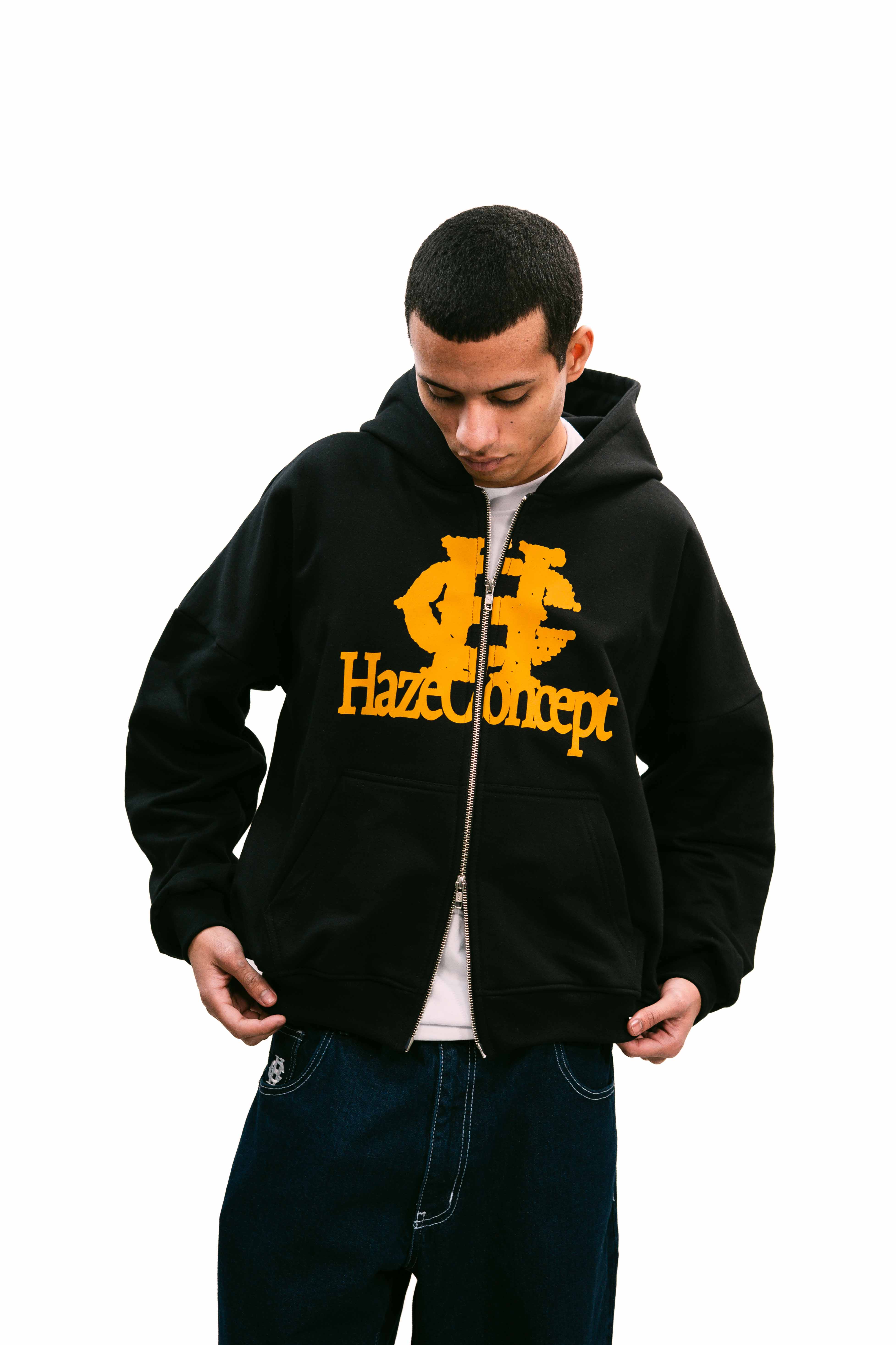 First Date Double Zip Black HEAVYWEIGHT