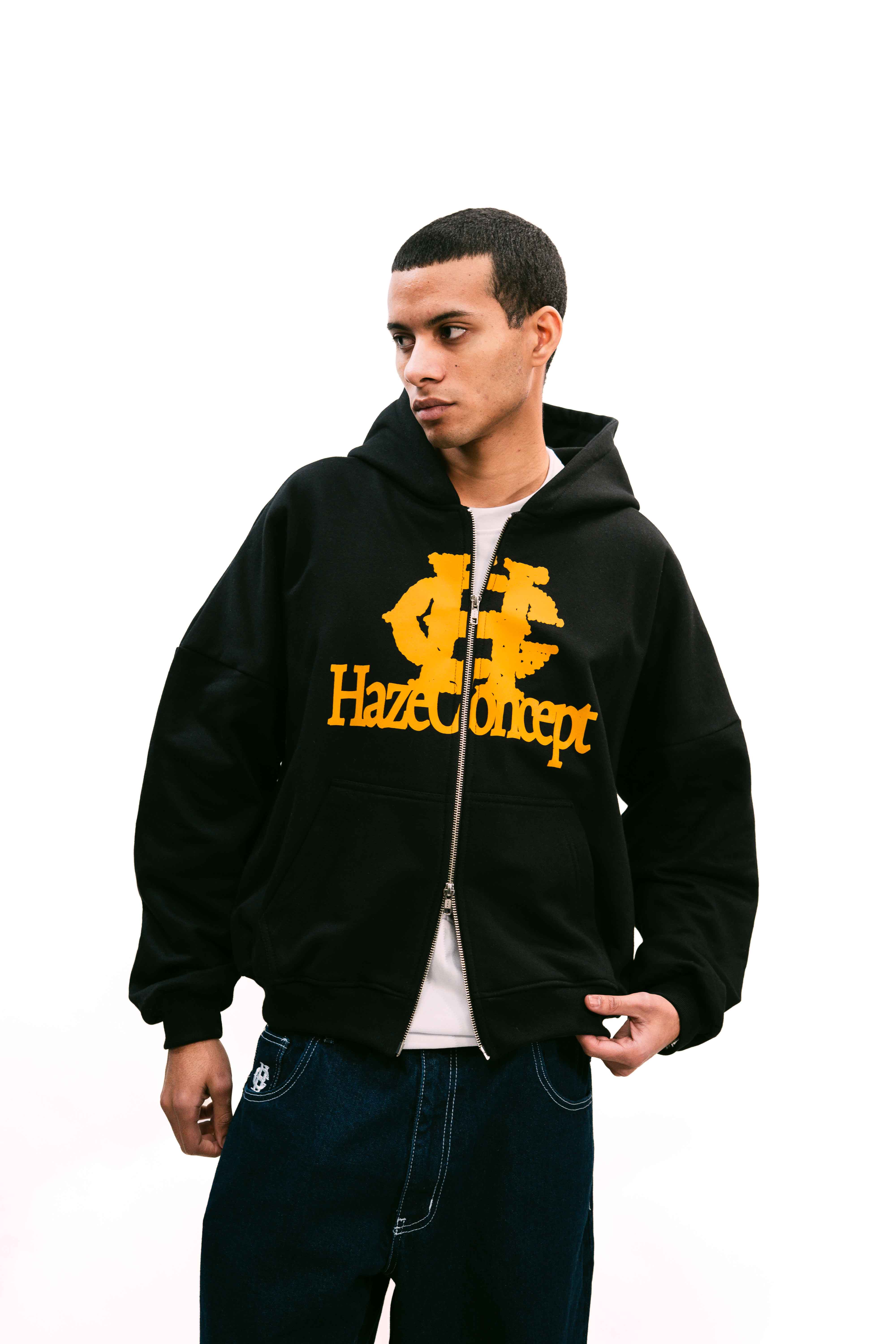 First Date Double Zip Black HEAVYWEIGHT