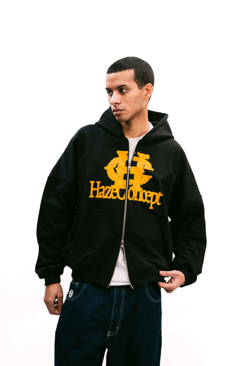 First Date Double Zip Black HEAVYWEIGHT