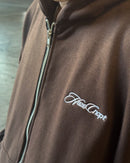 Zip Up Hoodie Chocolate