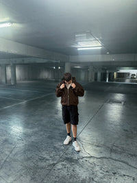 Zip Up Hoodie Chocolate