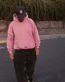 Boxy Fit Hoodie Pink