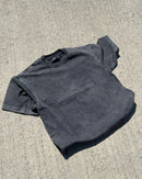 Black "Acid" Daily Boxy Tee