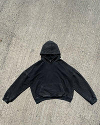 Boxy Fit Hoodie "Acid" Black