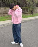 Zip Up Hoodie Pink