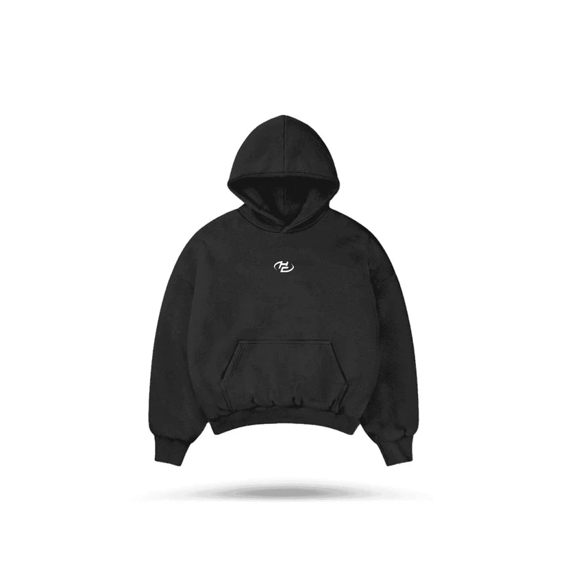 Boxy Fit Hoodie Black