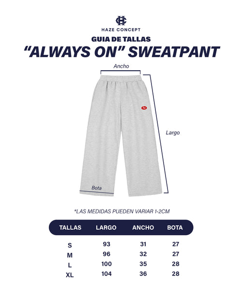 "Always On" Baggy Sweatpants Black HEAVYWEIGHT