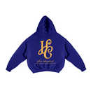 Boxy Fit Hoodie "Signature" Navy Blue